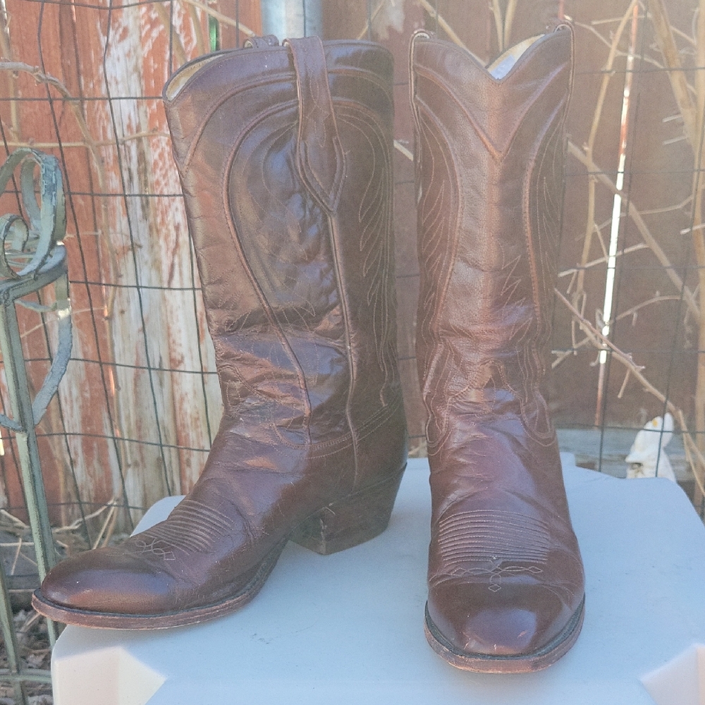 Dan Post Brown Leather Boots